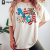 American Flag Cowgirl Boots 4th July T Shirt – Patriotic Red White Blue T Shirt, Independence Day Tee, Funny 4th July Shirt