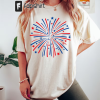 Fun Patriotic T-Shirt – Loves Jesus & America Too – 4th of July Shirt – American Flag Shirt – USA – Free Fallin – Retro T-Shirt