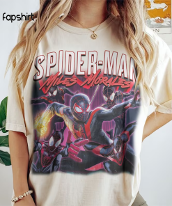 Spider Man Miles Morales 90s Vintage Shirt,…