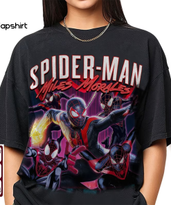 Spider Man Miles Morales 90s Vintage Shirt,…