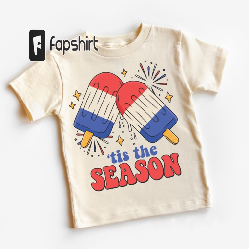 4th Of July Kids Shirt – Fireworks Ice Cream Toddler Tee – Independence Day Kids Shirt