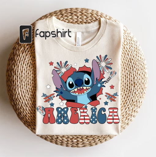 4th of July Stitch PNG, Stitch png, Fourth of July Sublimation, Independence Day Png, America PNG Sublimation, Sublimation Designs, png file