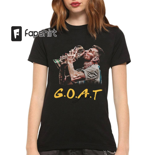 GOAT Lionel Messi Shirt, Soccer shirt, Classic 90s Graphic Tee, Unisex, Vintage Bootleg, Gift, Retro