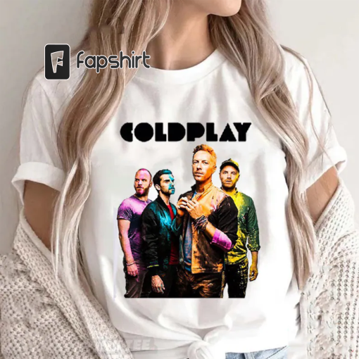 Coldplay World Tour 2023 Shirt,Coldplay Tour Shirt,Gift for Fan,Coldplay Gift Shirt,Coldplay Music Shirt,Vintage Music Band T-Shirt