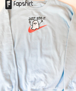 Just Boo It Embroidered Sweatshirt