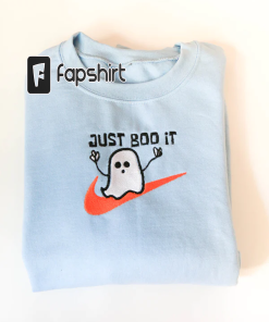 Just Boo It Embroidered Sweatshirt