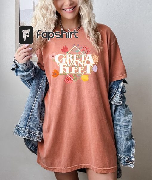 Greta Van Fleet Shirt, Greta Van Fleet Merch, Greta Van Fleet Tshirt, Retro Greta Van Fleet Shirt, Dream In Gold Tour 2023 Tshirt