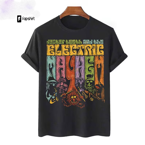 The Psychedelic Muppets The Electric Mayhem Unisex T-Shirt, The Muppets Mayhem The Electric Mayhem Band Shirt