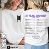 BTS Kpop Shirt, 10th Anniversary Tee v3, BTS Festa Merch Tee, Take Two Tee