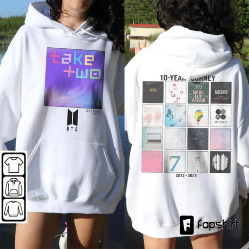 BTS Kpop Shirt, 10th Anniversary Tee v3, BTS Festa Merch Tee, Take Two Tee