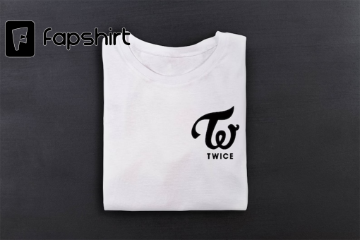 Twice Logo Pocket Size Shirt, Talk That Talk Tshirt, Twice Nayeon T Shirt, Twice Fan Gift, Once Fandom Tee, Twice Kpop Shirt