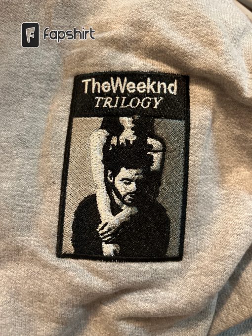 The Weeknd Embroidered Sweatshirt Hoodie ; Starboy, After Hours; The-Weeknd Emboridered Crewneck After Hours Til Dawn Tour2023