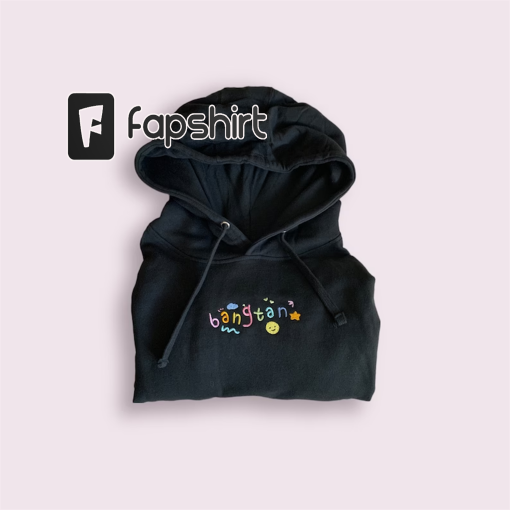 BTS bangtan embroidered Sweatshirts, T-shirts & Hoodie / BTS Embroidery Crewneck and hoodie