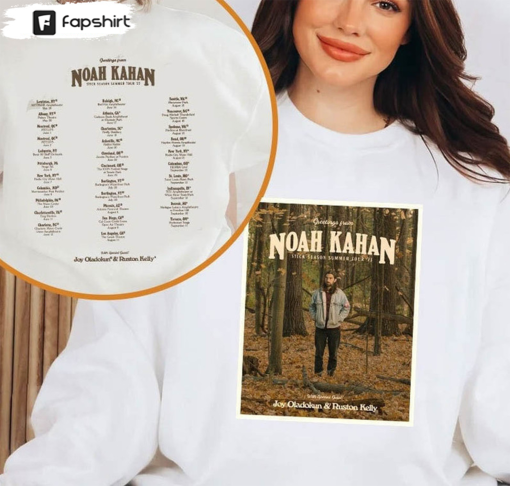 Noah Kahan Stick Season Summer Tour 2023 Shirt, Noah Kahan Pop Unisex T-shirt Short Sleeve