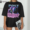 Pink Post Malone Concert Shirt, Trendy Short Sleeve Unisex Hoodie