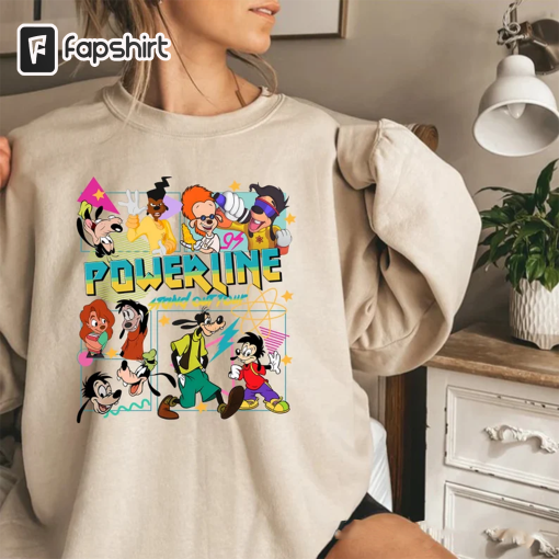 Vintage Goofy Movie Powerline Comfort Colors Shirt, A Goofy movie Sweatshirt , Disney Powerline Stand Out Tour Shirt, Max Goofy Shirt – KFD