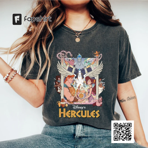 Vintage 90’s Disney Hercules Comfort Colors Shirt, Retro Hercules 1997 Shirt, Magic Kingdom Shirt, Disney Family Sweatshirt – KFD