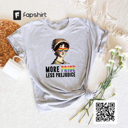 More Pride Less Prejudice, LGBTQ Shirt, Groovy Pride Shirt, Proud Ally Shirt, Pride Month Shirt, Support Lgbt People Shirt, Pride Ally Shirt