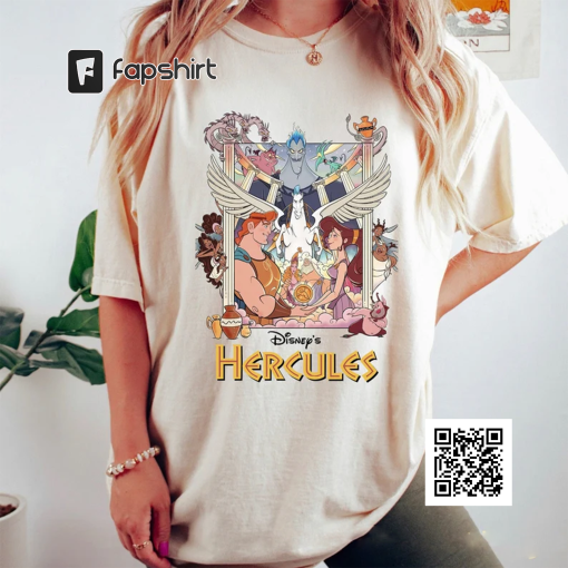 Vintage 90’s Disney Hercules Comfort Colors Shirt, Retro Hercules 1997 Shirt, Magic Kingdom Shirt, Disney Family Sweatshirt – KFD