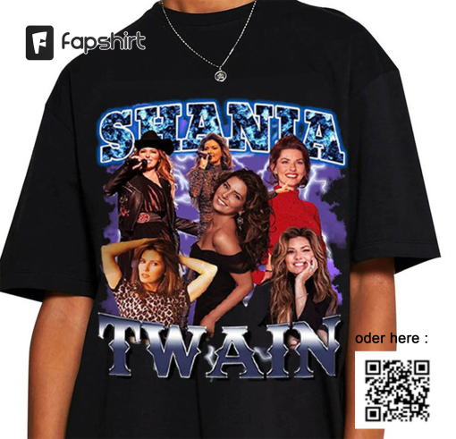 Retro Shania Twain Vintage Shirt, Shania Twain Unisex Hoodie Crewneck