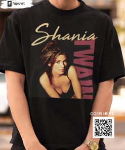 Vintage 90s Shania Twain Shirt, Trending Tee…