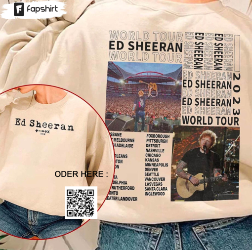 Ed Sheeran The Mathematics Tour Shirt, Vintage Ed Sheeran Butterfly Shirt