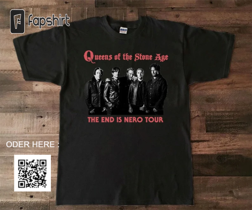 Queens of the Stone Age The End is Nero Tour 2023 T-Shirt, Queens of the Stone Age Tour 2023 T-Shirt, Rock Tour 2023 Shirt, Music Tour Shirt