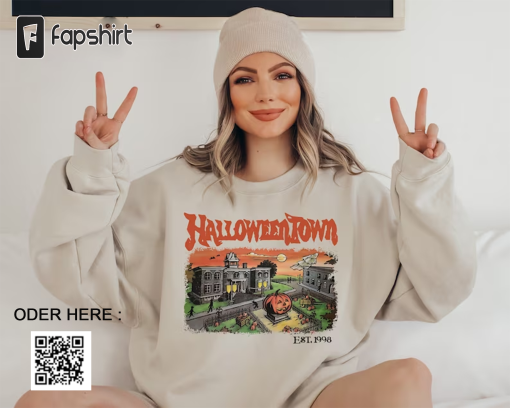 Halloweentown Est 1998 Sweatshirt, Halloweentown University, Retro Halloweentown Sweatshirt, Fall Sweatshirt, Vintage Halloween Sweatshirt