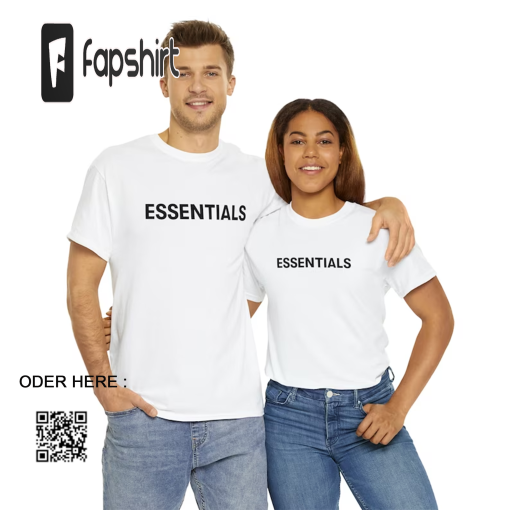 ESSENTIALS Streetwear Unisex Shirt, Trendy Shirt, Plus Size