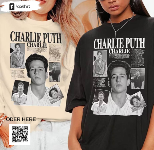 Charlie Puth Music Tour 2023 Retro Shirt