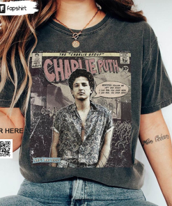 Charlie Puth Comic Album World Tour Shirt