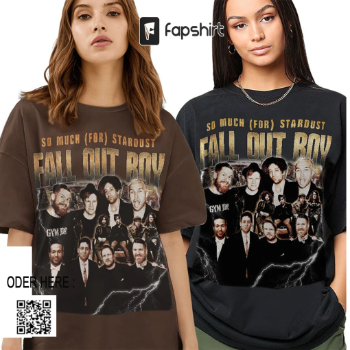 Fall Out Boy 90s Vintage Shirt, Fall Out Boy Bootleg Shirt, Fall Out Boy Tee, So Much (for) Stardust Shirt, So Much (for) Stardust Tee