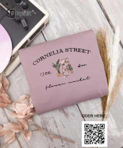 Cornelia Street Flower Market- Embroidered Sweatshirt/Hoodie/T-shirt