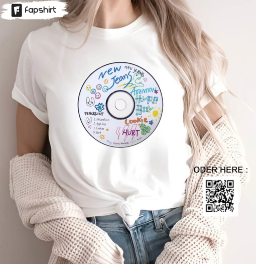 Newjeans Track List Shirt, Newjeans Omg Cute Short Sleeve Sweatshirt