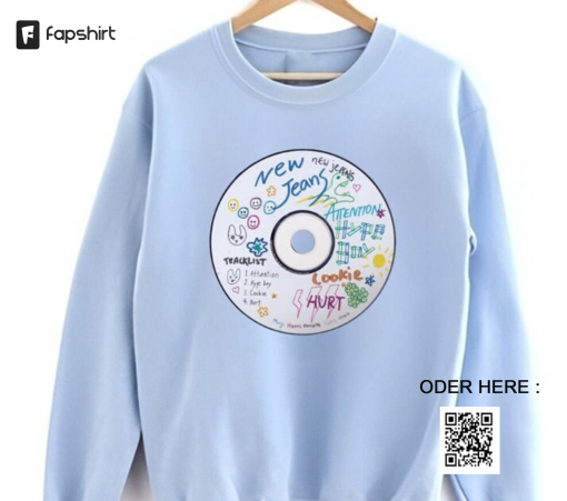 Newjeans Track List Shirt, Newjeans Omg Cute Short Sleeve Sweatshirt