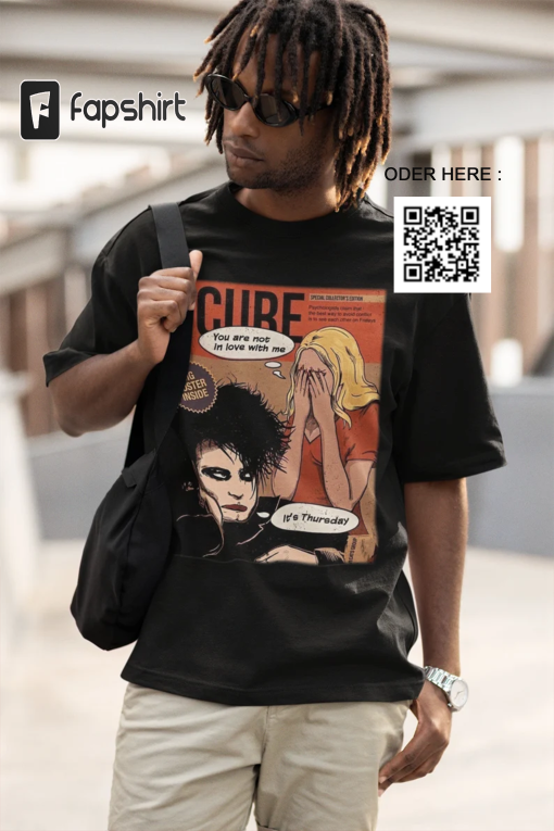 The Cure unisex T-Shirt – Wish Album Tee – Friday I’m In Love Song – Rock Music Band Merch – Printed Music Poster For Gift