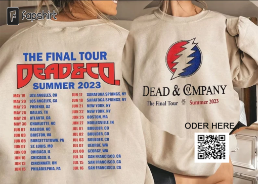 Dead and Company The Final 2023 Summer Tour T-Shirt, Dead and Company Shirt, Tour 2023 Shirt