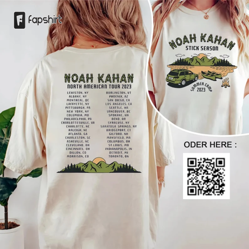 Noah Kahan Stick Season 2023 Tour Shirt, Noah Kahan Pop Music Shirt, Noah Kahan Tour 2023 Gift For Fan, Stick Season Summer Camp Shirt