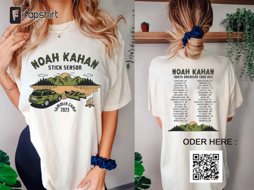 Noah Kahan Stick Season 2023 Tour Shirt, Noah Kahan Pop Music Shirt, Noah Kahan Tour 2023 Gift For Fan, Stick Season Summer Camp Shirt