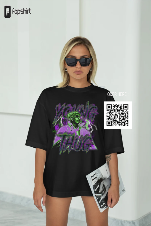 Young Thug Tshirt, Young Thug, Free Young Thug, Young Thug Vintage Bootleg, Young Thug Homage, Hip Hop Shirt, Trending Shirt, Gunna 90s tee