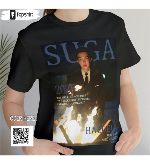 Bts Suga D Day Tour Shirt, Suga Haegeum Yoongi Crewneck Unisex T-shirt