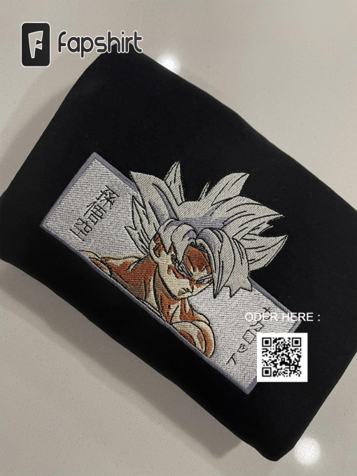 Dragon Ball Son Goku Vintage Embroidered Sweatshirt Son Goku Sweater Super Saiyan Hooded dbz Hoodie