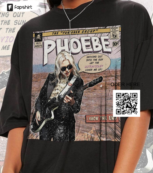 Phoebe Bridgers Punisher Album World Tour Tickey 2023 Shirt