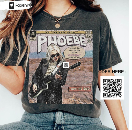 Phoebe Bridgers Punisher Album World Tour Tickey 2023 Shirt