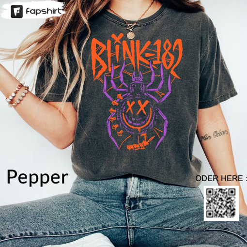 Blink Spider 182 Shirt – Halloween Colors Sweatshirt Long Sleeve