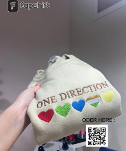 One Direction Inspired Embroidered Sweatshirt/ T-Shirt/ Hoodie