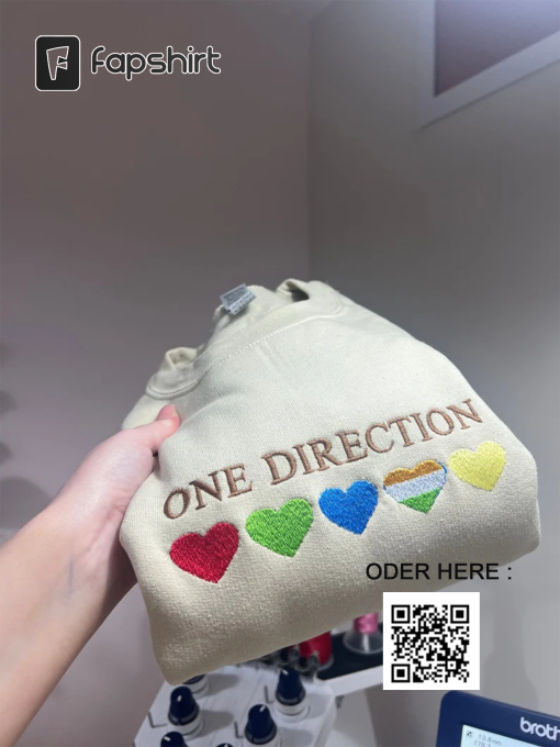 One Direction Inspired Embroidered Sweatshirt/ T-Shirt/ Hoodie