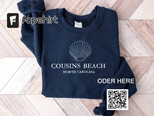 Cousins Beach Embroidered Crewneck-Cousins Beach North Carolina | the summer i turned pretty