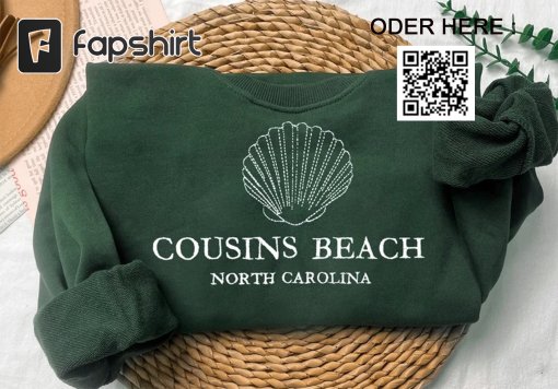 Cousins Beach Embroidered Crewneck-Cousins Beach North Carolina | the summer i turned pretty