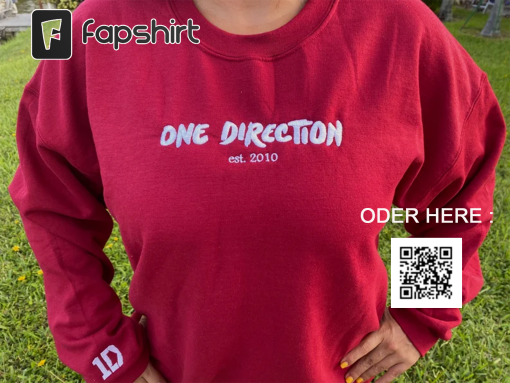 One Direction Inspired Embroidered Sweatshirt/ T-Shirt/ Hoodie